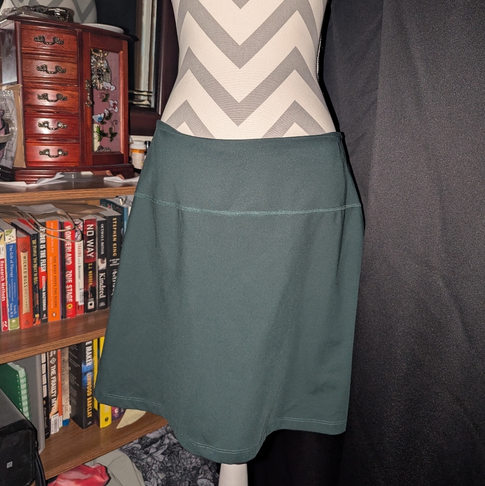 Girlfriend Collective Forest Green Skirt, 2020-2022